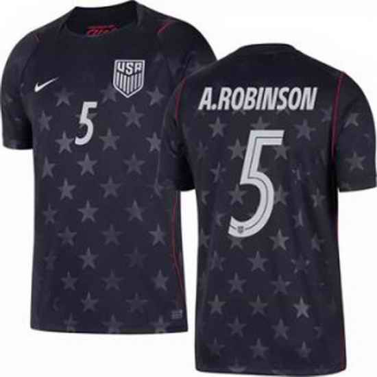 Men 5 Antonee Robinson USMNT 2026 Home Stadium Replica Jersey 2